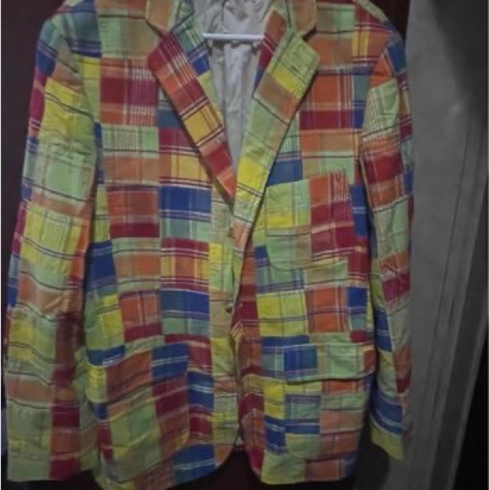 Polo By Ralph Lauren Sports “Coat of Many Colors” Very Rare Vintage - Medium